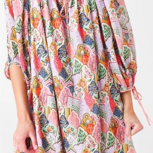 RHODE Multicolor Bohemian Dress